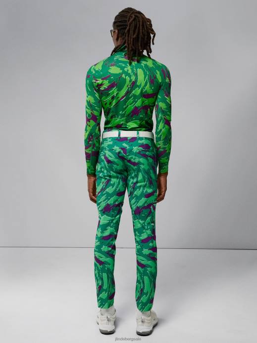 Men J.Lindeberg Canimol Green Princeton Pant Clothing 8R622173