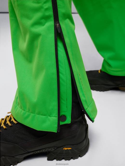 Men J.Lindeberg Classic Green Summit Softshell Pants Clothing 8R622207