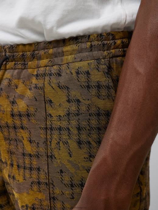 Men J.Lindeberg Daylily Sasha Camo-Check Pants Clothing 8R622195