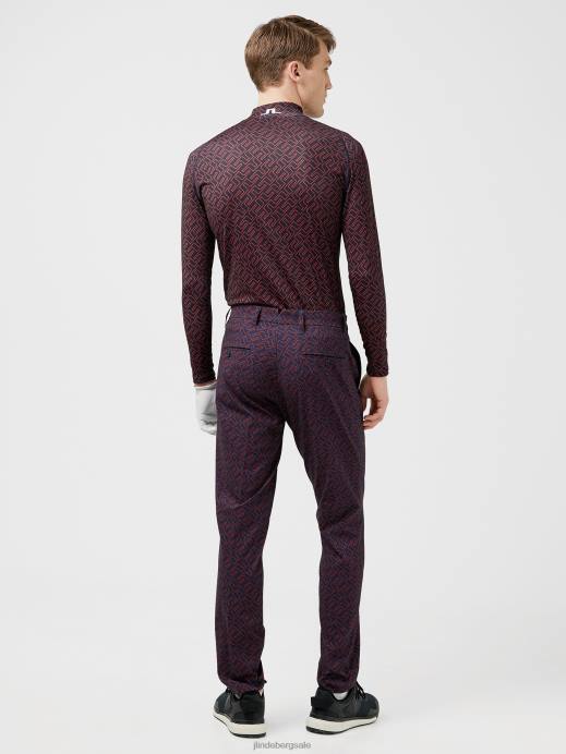 Men J.Lindeberg Ketchup Bridge Monogram Tim Golf Pant Clothing 8R622224