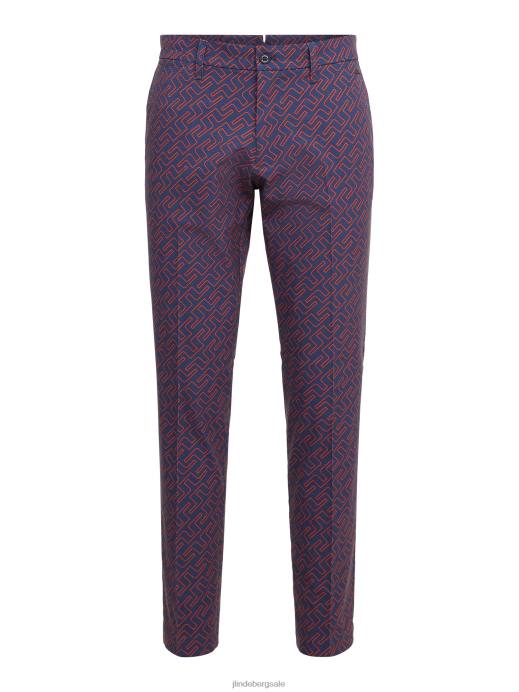 Men J.Lindeberg Ketchup Bridge Monogram Tim Golf Pant Clothing 8R622224