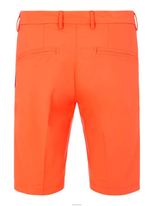 Men J.Lindeberg Lava Orange Somle Golf Shorts Clothing 8R622261
