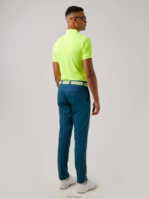 Men J.Lindeberg Majolica Blue Elof Golf Pant Clothing 8R622243