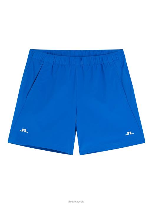 Men J.Lindeberg Nautical Blue Active Shorts Clothing 8R622201