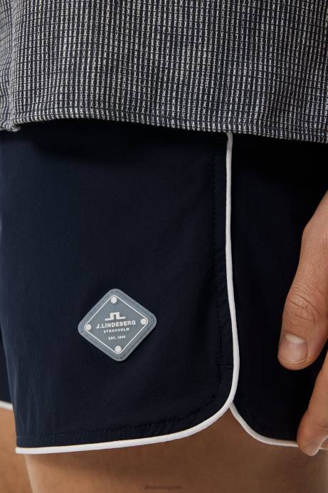 Men J.Lindeberg Navy Arnold Stretch Swim Shorts Clothing 8R621112