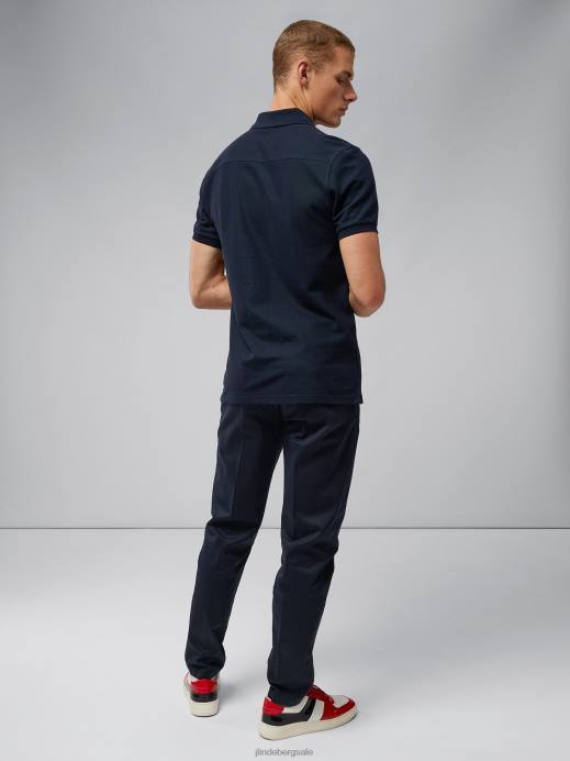 Men J.Lindeberg Navy Chaze Garment Dyed Pants Clothing 8R621145