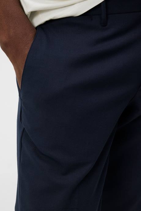 Men J.Lindeberg Navy Grant Stretch Twill Pants Clothing 8R621108