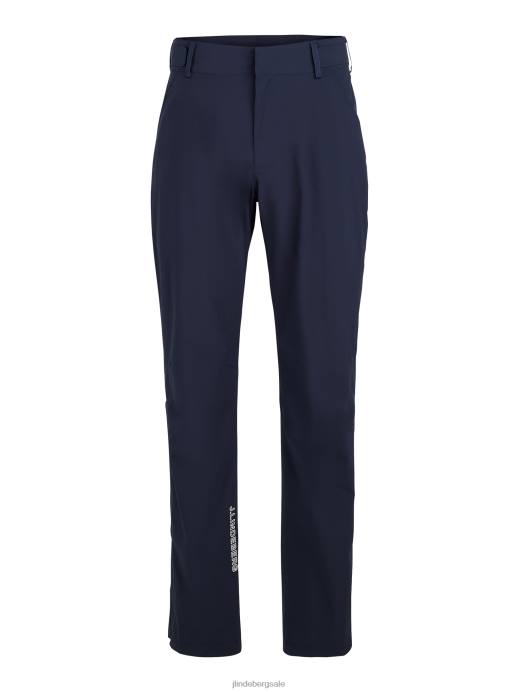 Men J.Lindeberg Navy Hills Golf Rain Pant Clothing 8R622221