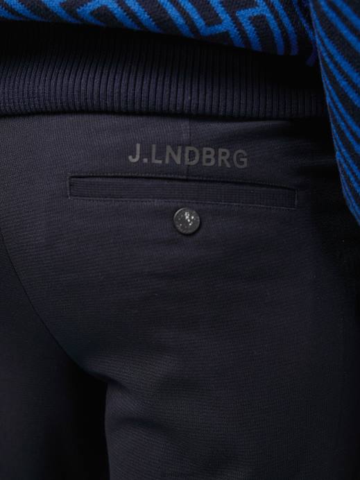 Men J.Lindeberg Navy Sasha Commuter Stretch Pants Clothing 8R622230