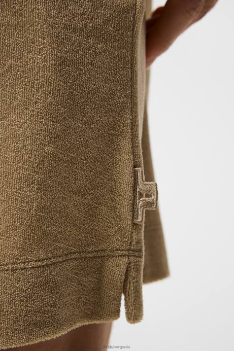 Men J.Lindeberg Safari Beige Allan Terry Shorts Clothing 8R621036