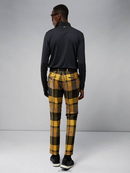 Men J.Lindeberg Statement Check Princeton Pant Clothing 8R622171