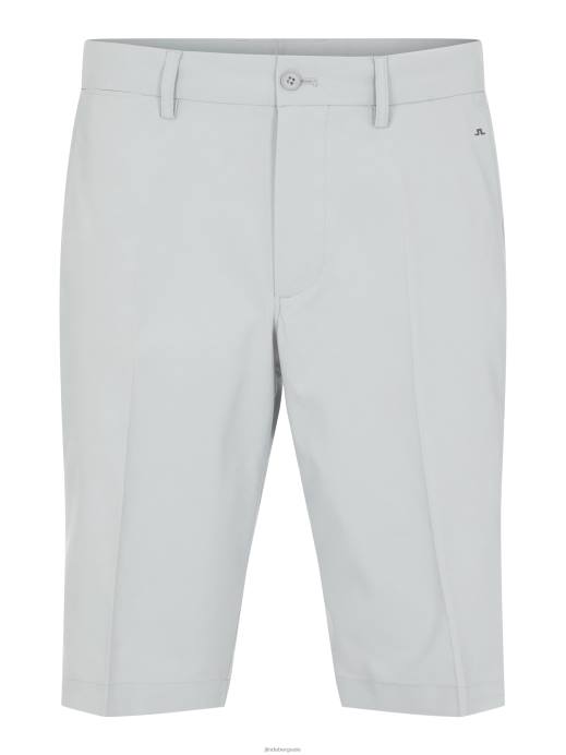 Men J.Lindeberg Stone Grey Somle Golf Shorts Clothing 8R622259