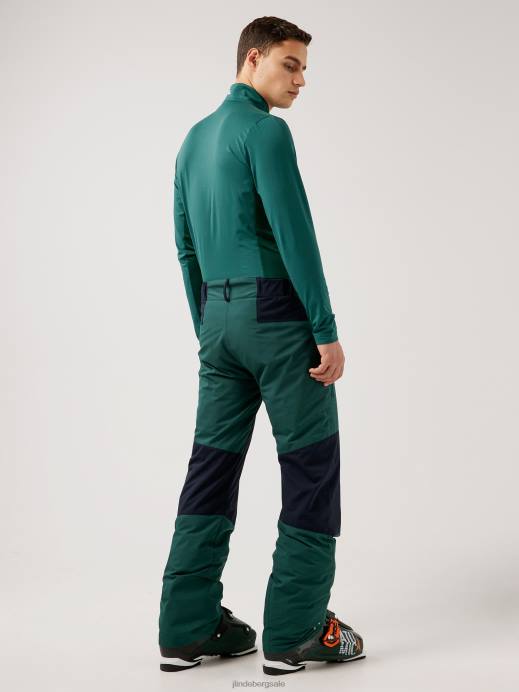 Men J.Lindeberg Treeline Green Clarke Ski Pant Clothing 8R622239