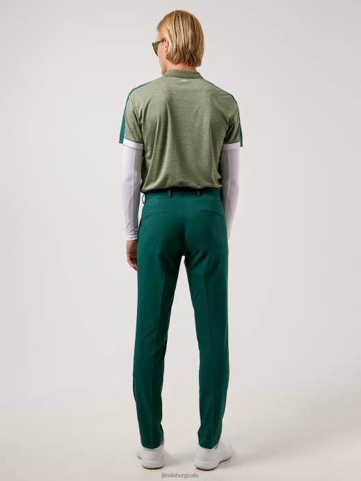 Men J.Lindeberg Treeline Green Elof Golf Pant Clothing 8R622246