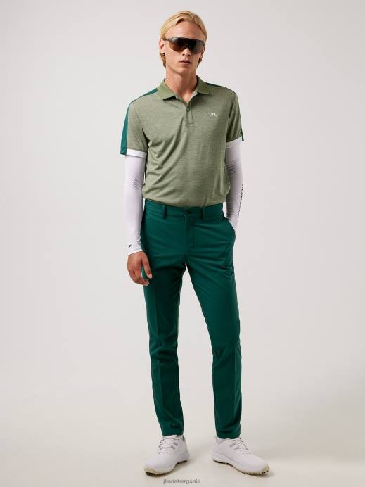 Men J.Lindeberg Treeline Green Elof Golf Pant Clothing 8R622246