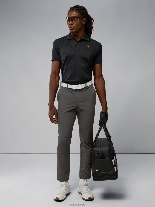 Men J.Lindeberg Volcanic Ash Axil Fleece Twill Pant Clothing 8R622178