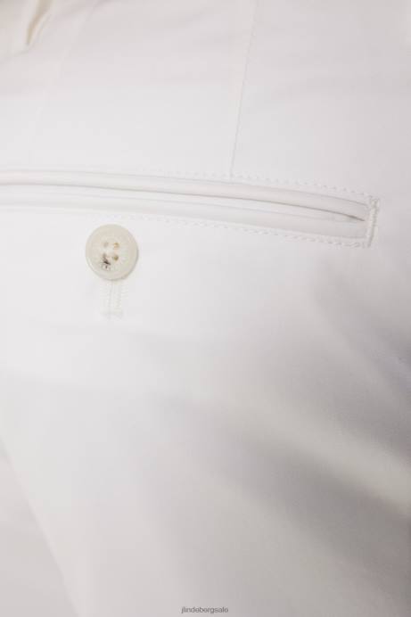 Men J.Lindeberg White Nathan Super Satin Shorts Clothing 8R621130