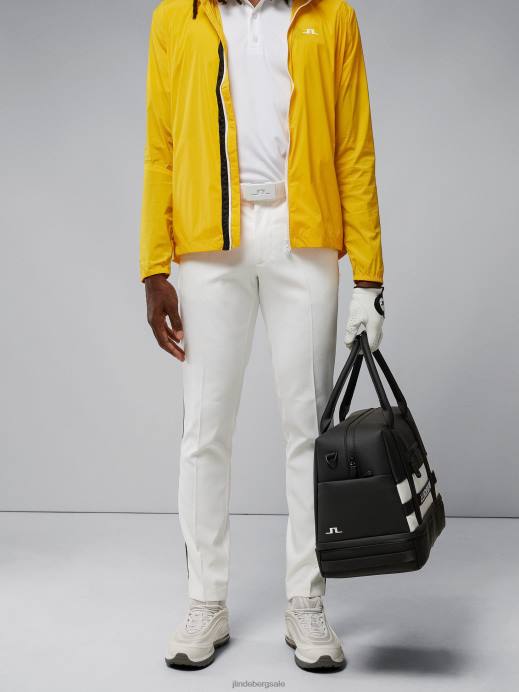 Men J.Lindeberg White Stuart Stripe Pant Clothing 8R622176