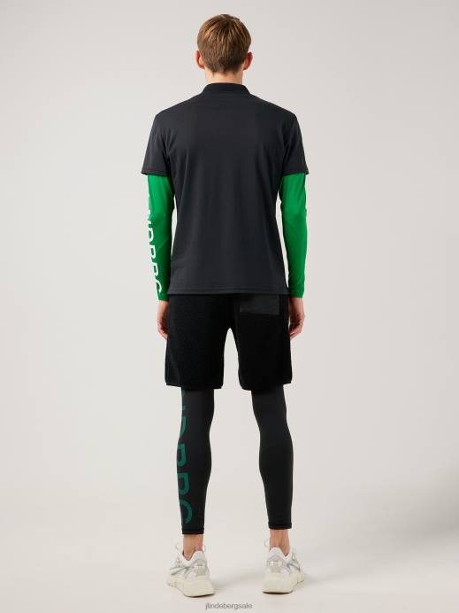 Men J.Lindeberg Black Lion Polo Clothing 8R622115