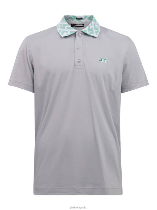 Men J.Lindeberg Micro Chip Lux Bridge Golf Polo Clothing 8R622078