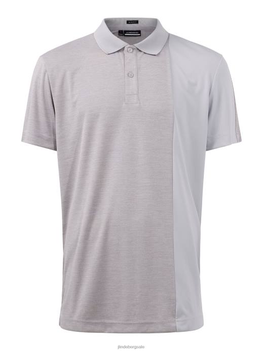Men J.Lindeberg Micro Chip Melange Maxim Golf Polo Clothing 8R622123