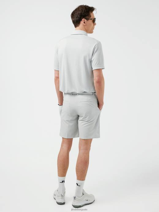 Men J.Lindeberg Micro Chip Peat Relaxed Fit Polo Clothing 8R622071