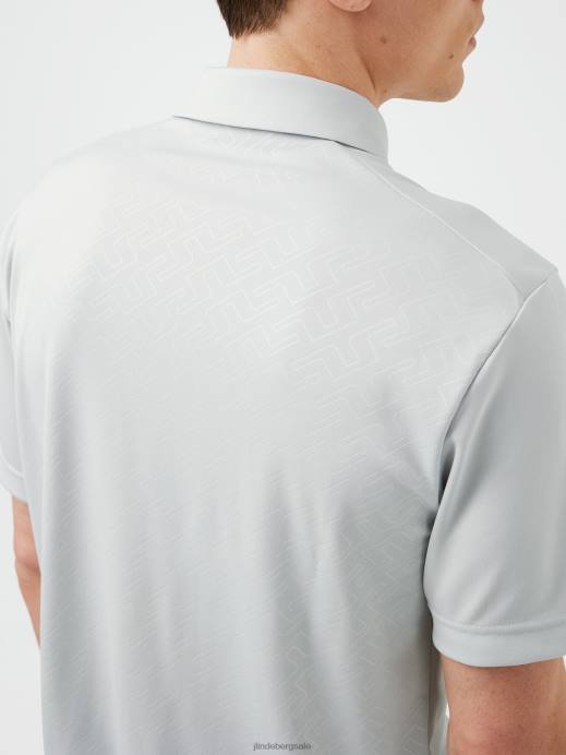 Men J.Lindeberg Micro Chip Peat Relaxed Fit Polo Clothing 8R622071