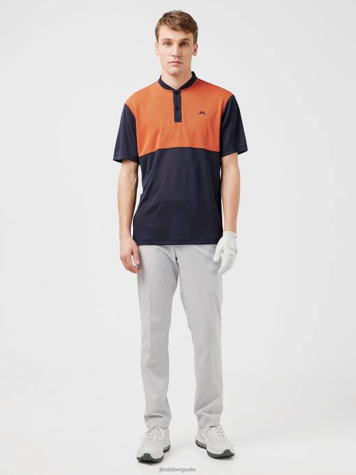 Men J.Lindeberg Navy Jordan Relaxed Fit Polo Clothing 8R622074
