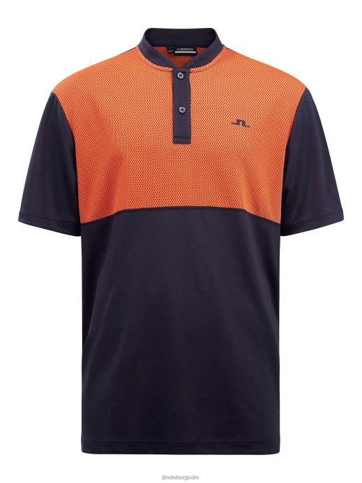 Men J.Lindeberg Navy Jordan Relaxed Fit Polo Clothing 8R622074