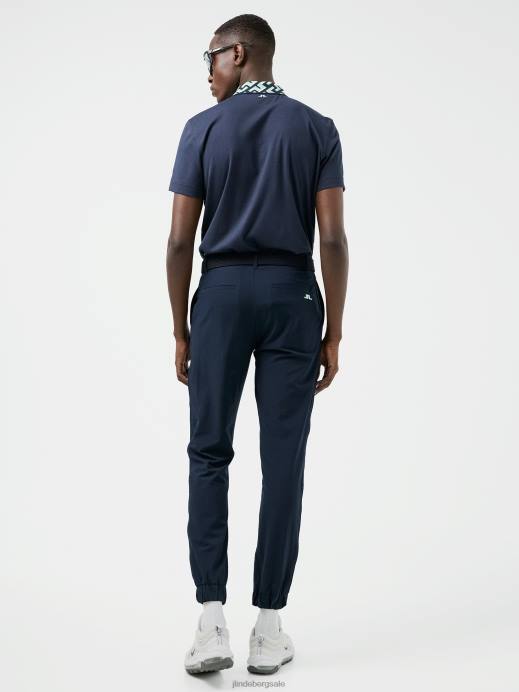 Men J.Lindeberg Navy Lux Bridge Golf Polo Clothing 8R622080