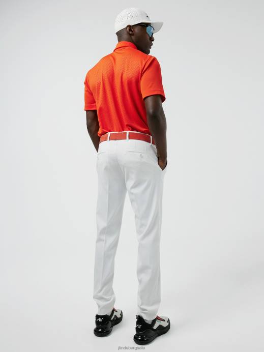 Men J.Lindeberg Tangerine Tango Peat Relaxed Fit Polo Clothing 8R622070
