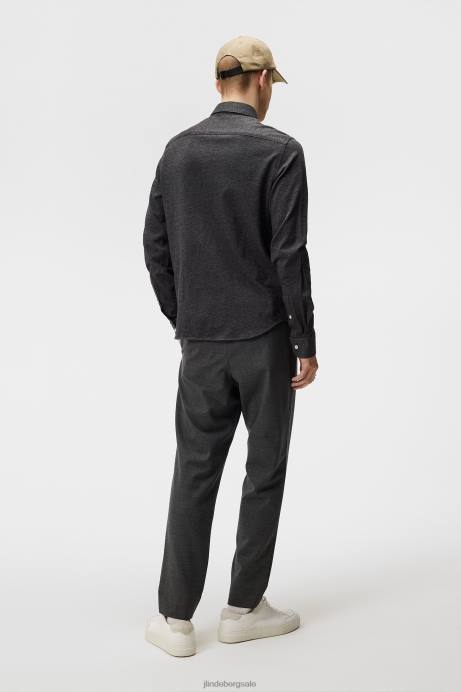 Men J.Lindeberg High Rise Jersey Slim Shirt Clothing 8R621183