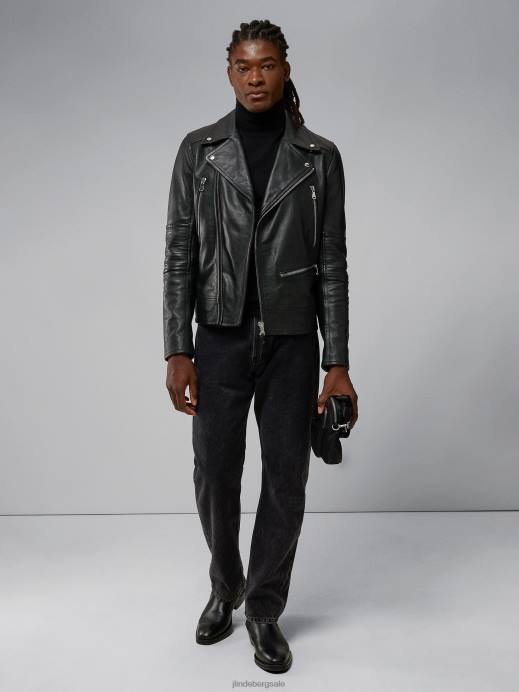 Men J.Lindeberg Black Lyd Merino Turtleneck Sweater Clothing 8R622319