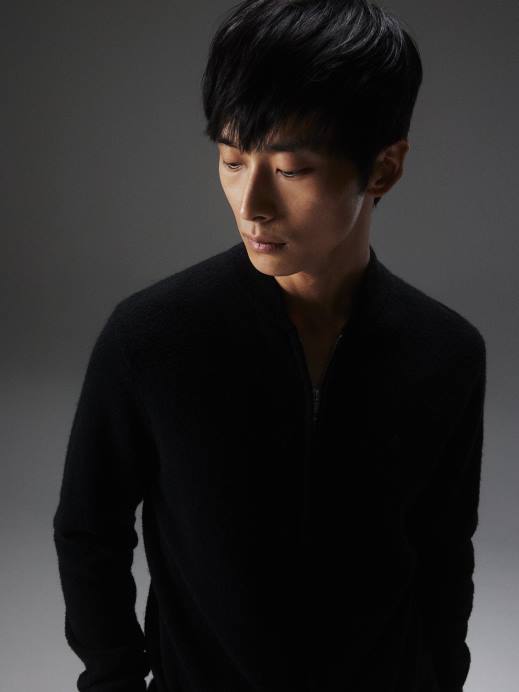 Men J.Lindeberg Black Yousin Merino Zip Sweater Clothing 8R622277