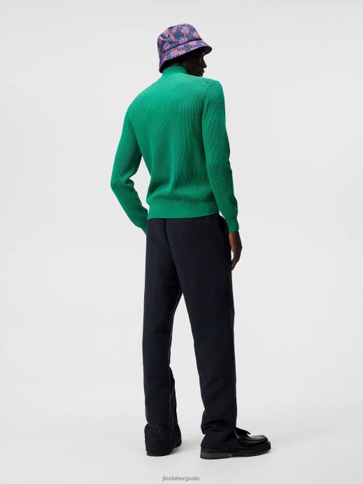 Men J.Lindeberg Bosphorus Alex Half Zip Knitted Sweater Clothing 8R621058