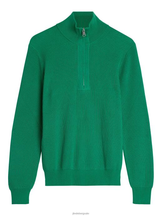 Men J.Lindeberg Bosphorus Alex Half Zip Knitted Sweater Clothing 8R621058