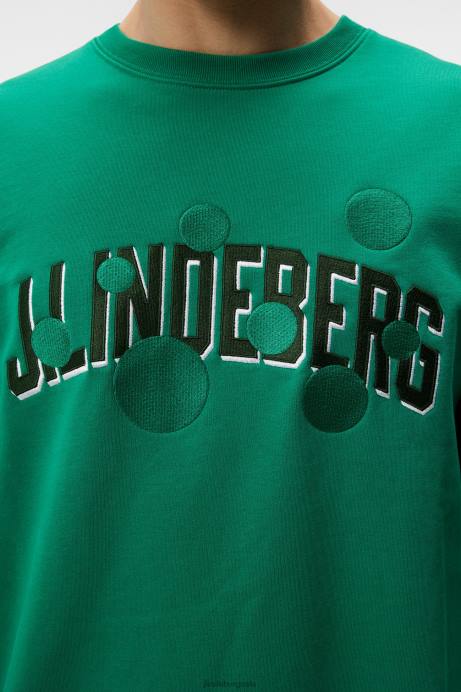 Men J.Lindeberg Bosphorus Kyzer Crew Neck Sweatshirt Clothing 8R621073