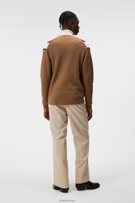 Men J.Lindeberg Butternut Cassey Knitted Cardigan Clothing 8R62998