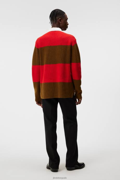 Men J.Lindeberg Butternut Larkspur Rugby Knit Clothing 8R62999