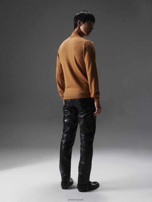 Men J.Lindeberg Chipmunk Kiyan Quarter Zip Sweater Clothing 8R622273