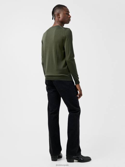 Men J.Lindeberg Deep Depths Lyle Light Merino Sweater Clothing 8R622358