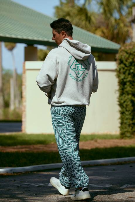 Men J.Lindeberg Light Grey Melange House Of Karson Hoodie Clothing 8R622268