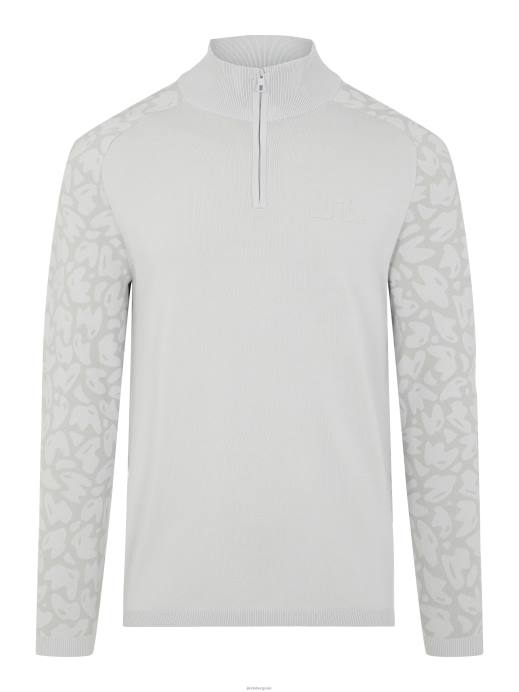 Men J.Lindeberg Micro Chip Luis Zipped Golf Sweater Clothing 8R622374