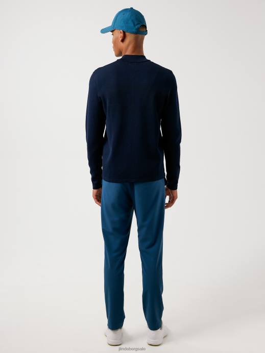 Men J.Lindeberg Navy Bevin Golf Sweater Clothing 8R622376