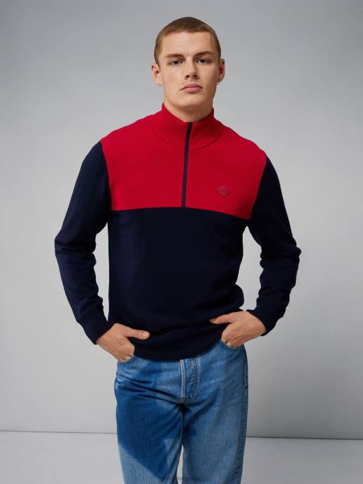 Men J.Lindeberg Navy Jeff Windbreaker Sweater Clothing 8R622336