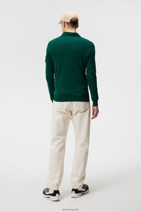 Men J.Lindeberg Rain Forest Lyle Light Merino Sweater Clothing 8R621057