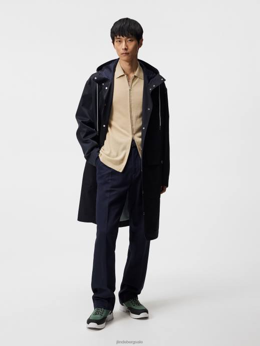 Men J.Lindeberg Safari Beige Nyle Merino Zip Cardigan Clothing 8R621046