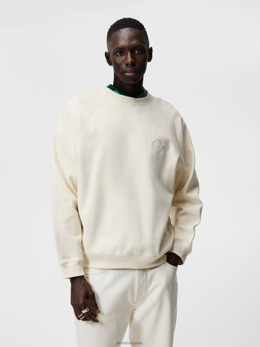 Men J.Lindeberg Turtledove Ramon Crew Neck Sweatshirt Clothing 8R621068