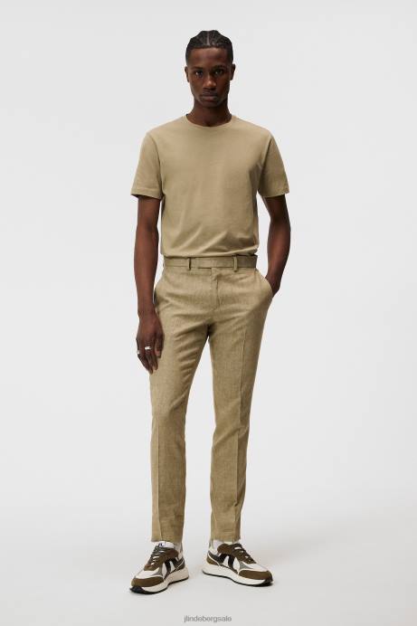 Men J.Lindeberg Aloe Sid Basic Cotton Tee Clothing 8R62947