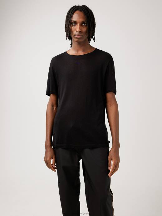 Men J.Lindeberg Black Saint Loose T-shirt Clothing 8R622158